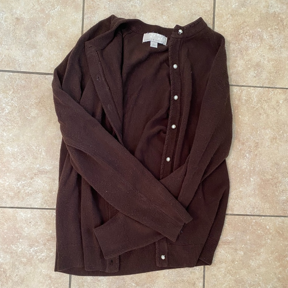 Brown Carolyn Taylor Cardigan